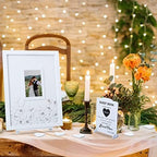 Othran Wedding Guest Book, Wedding Guest Book Alternative with Wooden Hearts, Guest Book Wedding Reception Wedding Book for Guests for Wedding Anniversary Baby Shower Birthday Party - Image 7