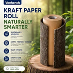 Vanhench Brown Paper Roll, 36" x 2520" (210') - Image 3