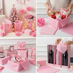 500 Sheets Pink Tissue Paper Bulk 20 x 30 Inch for Fall Floral Packaging - Image 4