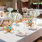 123 Set Bear Baby Shower Table Centerpiece Decor, Blue, Boy - Image 4
