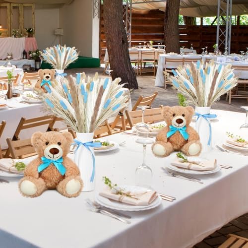 123 Set Bear Baby Shower Table Centerpiece Decor, Blue, Boy - Image 4