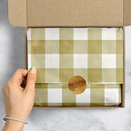 Jillson Roberts 20" x 30" Printed Christmas Gift Tissue, Classy Plaid (48 Folded Sheets) - Image 4