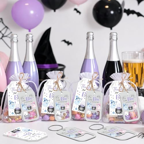 Halloween Gender Reveal Party Decorations Bottle Opener Keychains - Image 4