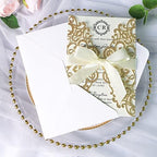 ponatia 25PCS Laser Cut Invitation Pocket with Envelopes - Image 6