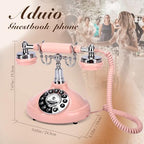 Wedding Phone Guest Book,Audio Guestbook,Vintage Wedding Guestbook Alternative,Audio Phone Guest Book for Wedding Baby Shower Retirement Graduation Birthday Party & More! (Pink) - Image 6