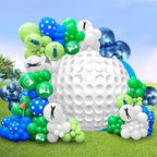 Renaiss 7.5x7.5ft White Golf Round Backdrop Covers for Photography, 3D Printing, Baby Shower, Birthday, Sports Club Events, Party Decors, Arch, Photo Booth Props - Image 2