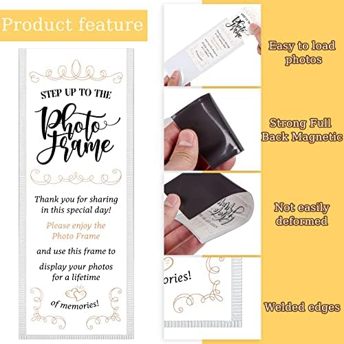 Karenhi Magnetic Photo Booth strip Frame Picture Frame 2 x 6, 100 Pcs - Image 3