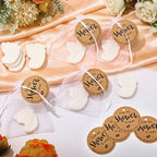 50 Sets Baby Shower Soap Party Favors, White Footprint, Oh Baby - Image 3