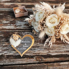 Wedding Favor Guest Bulk Magnet Gold Heart, Sets of Party Favors, Gold Heart Acrylic Bridal Shower Favors, Party Favor for Attendee (Gold Heart Magnet, Set of 40) - Image 4