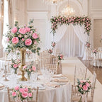 Geosar 36 Bundles Artificial Peonies Flowers,Pink - Image 5