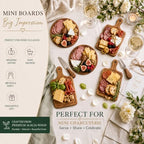 Maxcheck 24 Sets Baby Shower Cheese Board Gifts for Guests Prizes Wood - Image 6