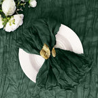 Cupuamon 100 Pack Cheesecloth Napkins 20x20 Inch Dinner Table Napkins Boho Washable Rustic Gauze Napkins Bulk for Wedding Bridal Baby Shower Party Decor (Emerald Green) by Cupuamon