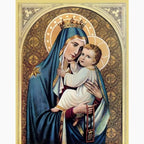 CafePress Our Lady Of Mount Carmel Greeting Card (20-pack), Note Card with Blank Inside, Birthday Card Matte - Image 3