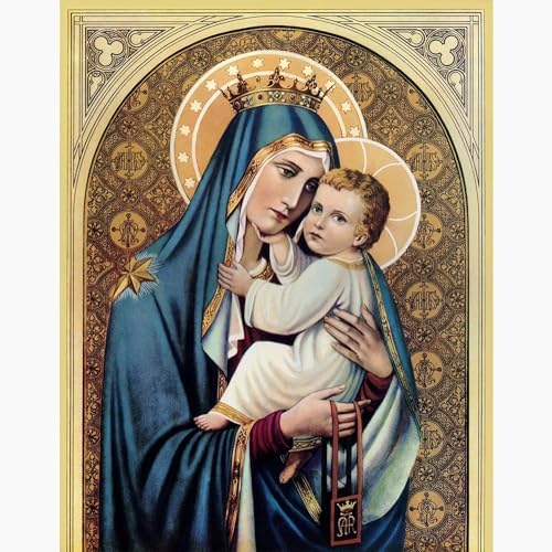 CafePress Our Lady Of Mount Carmel Greeting Card (20-pack), Note Card with Blank Inside, Birthday Card Matte - Image 3