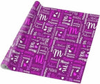 AOFUN Custom Name Text Gift Wrap Funny Personalized Wrapping Paper Custom Name Text Wrapping Papper Custom Name Gift Wrapping Paper 3 Rolls 58"" x 23"", Style 27 - Image 5