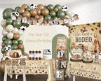 258pcs My First Rodeo Decorations Boy for Cowboy, Serves 25 - Image 3