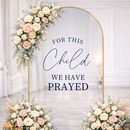 for This Child We Have Prayed Decal Christian Baby Shower Welcome Sign - Image 6