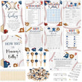 Funnymoom 426 Pcs Little Slugger Baseball Baby Shower Games Set, 8 Games by Funnymoom