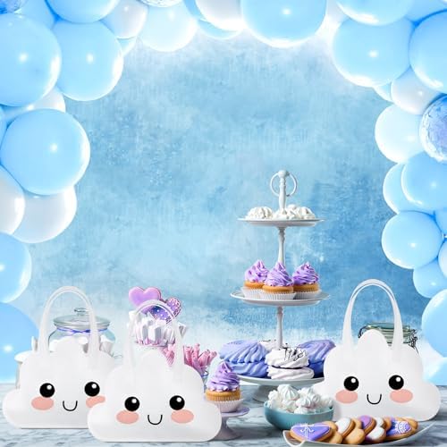 Tranqun 36 Pcs Cloud Party Favor Bags with Handle Cloud 9 Decorations - Image 4