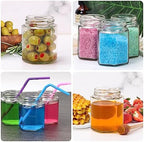 6 oz 30 Pack Hexagon Honey Jars, Glass Jars with Gold Lids - Image 7