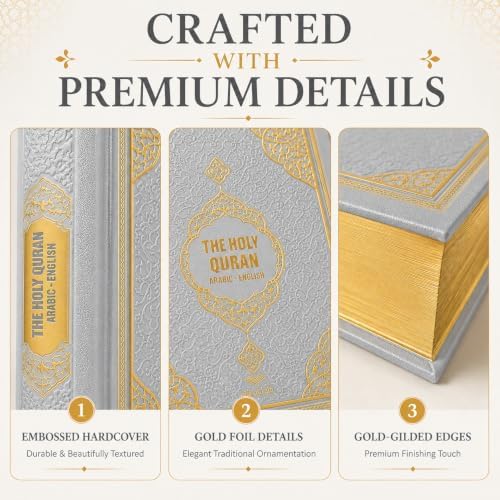 BABY SHOWER CHOCOLATE English Translated Quran Book (Gray) - Image 7