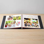 Large Photo Album Self Adhesive 4x6 8x10 10x12 13"x12.8" Magnetic Scrapbook Album 12.6"x11" Inch 40 Pages Linen Cover DIY Photo Album with A Metallic Pen and DIY Stickers(Blue) - Image 2