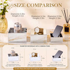 Jerify 6 Pcs Mirror Acrylic Display Risers 5.91" 5.12" 3.54", Silver Square - Image 2