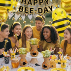 Novabright 3 Set 6 Inch Bee Hive Vase with Artificial Flowers Jute Rope - Image 5