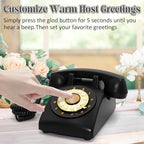 Audio Guest Book Wedding Phone, Retro Audio Phone Guestbook with Clear Voice Recording for Wedding Reception, Bridal Shower, Birthday, Baby Shower, Anniversary, Engagement - Image 6