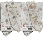 24 Pooh Bear Print and 24 Peter Rabbit Printed Tissue Paper - Tissue Paper for Gift Bags, Boxes, Wrapping, Packaging & More - Gift Wrapper - Decorative Papers - Arts & Crafts - 20" x 30" (48 Sheets) by ProSupplyGlobal