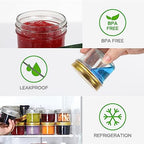 40 Pack 4 oz Mini Mason Jars with Golden Lids - Image 3