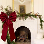 Meseey Giant Satin Bow 27x39 Inch Extra Large Decorative Bow for Christmas Tree Topper,Party,Home Wall,Baby Shower & Birthday Decor（Burgundy - Image 5
