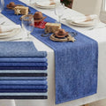 12 Pcs 72 x 13'' Blue Jean Baby Shower Table Runner Decorations by Unknown