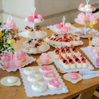 15 PCS Dessert Table Display Set White Cupcake Stand,3 Tiered Tray Stand Cup Cake Tower Holder, Cake Stand Serving Trays Dessert Display Stands for Tea Party Wedding Baby Shower-White - Image 7