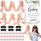 37 Pcs Baby Shower Diaper Changing Game Supplies, Cute by Unknown