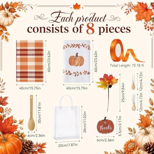 Remerry 65 Pcs/ 8 Sets Baby Shower Prizes for Winners, Pumpkin - Image 2