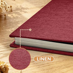 Large Photo Album Self Adhesive Scrapbook Album for 4x6 5x7 8x10 Pictures DIY Photo Book for Wedding, Anniversary, Christmas, Baby Shower, Ideal for Preserving Precious Moments - Image 4