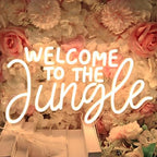 Planzo Welcome to the Jungle LED Neon Sign Light Baby Shower Wall Decor - Image 4