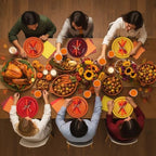 Ziliny 350 Pcs Fall Thanksgiving Plates and Napkins Autumn Party Supplies - Image 3