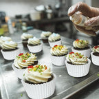 Jinei 5000 Pcs 5000 Pcs Cupcake Liners Bulk, 1.97" White Paper Muffin Cups - Image 6