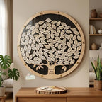 Wedding Guest Book Alternative Tree with Leaves, Personalized Drop Box - Image 3