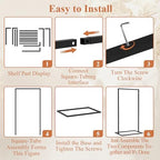 Wedding Sign Holder for Welcome Signs and Seating Charts,Black - Image 6