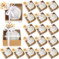 Threlaco 24 Sets Rose Candle Wedding Favors for Guests, Wedding Gifts by Threlaco