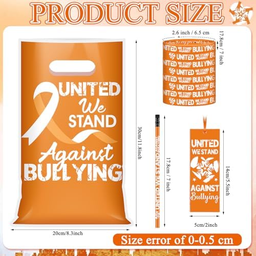 Resurhang 200 Pcs Anti Bullying Items Bulk, United Orange Favors - Image 2