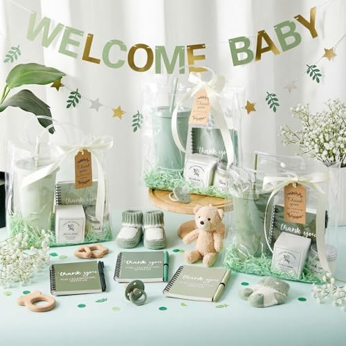 Nuogo 6 Sets New Parent Shower Prizes, Gradient Green, Classic Style - Image 4