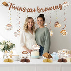 ZestZing Twins Are Brewing Coffee Baby Shower Decorations - Image 4