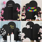 Arch Backdrop Cover Stretchy Backdrop (Black, 4+5+6FT) - Image 5