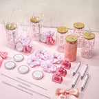 Boao 6 Set Pink Bow Baby Shower Game Prizes Gifts for Winners Guests Favors - Image 4