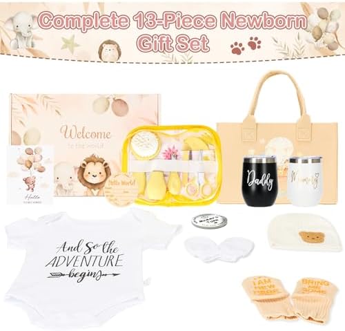 Defresit Baby Shower Gift Basket for New Mom with Tumblers Decision Coin - Image 2