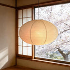 White Paper Lantern, 20-inch Flat Round Lamp Shade - Image 3